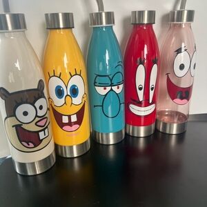 Set of water bottles